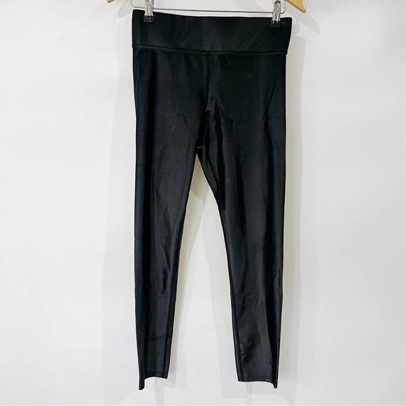 Carbon38 Takara Shine Regular Rise Leggings Wet Liquid Metallic Compression - Picture 7 of 10